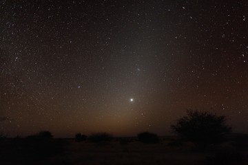 Fototapeta na wymiar Zodiacal Light Namibia