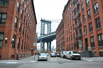 Photo sur Plexiglas Brooklyn Bridge Manhattan Bridge from Brooklyn