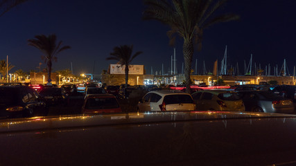 Fototapeta premium parking costero