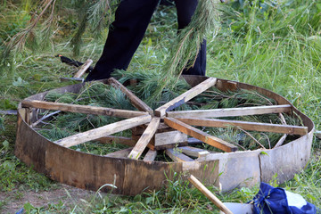  Kupala festival-holiday took place on the right bank of the Kosteneevsky pond.