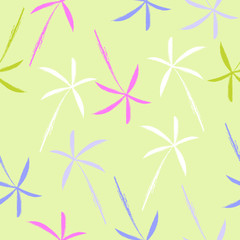 Fototapeta na wymiar palm tree seamless pattern, tropic seamless pattern for textile, fabric, wrapping, wallpaper