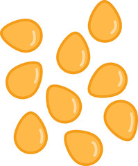 Sesame icon, vector illustration