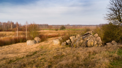 Obraz premium Twierdza Osowiec - fort II Zarzeczny,Osowiec, Biebrza, Podlasie, Polska