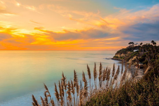 Sunset at Swami's Point