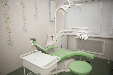 Obraz na płótnie Canvas Interior of a dental office in a private clinic