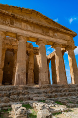 Fototapeta premium The Temple of Concordia is an ancient Greek temple in the Valley of Temples in Agrigento