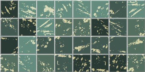 Tile background. Brick texture. Square tiles.