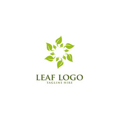 Organic Leaf Logo and Icon Vector Template