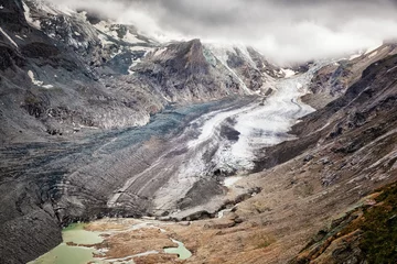 Fototapete Rund The Pasterze Glacier beneath Austria’s Highest Mountain, the Grossglockner, Summer 2018 © Ingo Bartussek