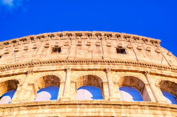 Obraz premium The Colosseum located in Rome, Italy..