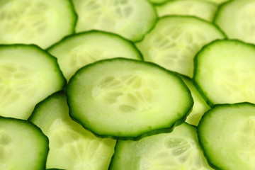 Cucumber slices