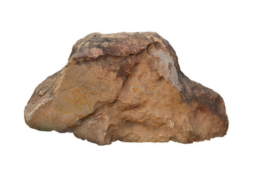 rock isolated on white background