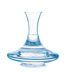 Pure still water in cafafe isolated on white background