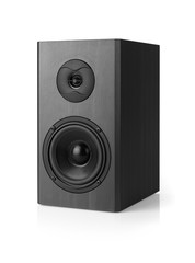 Sound speaker isolated on white background