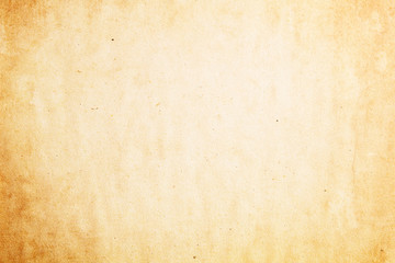 Old yellowish blank recycled paper
