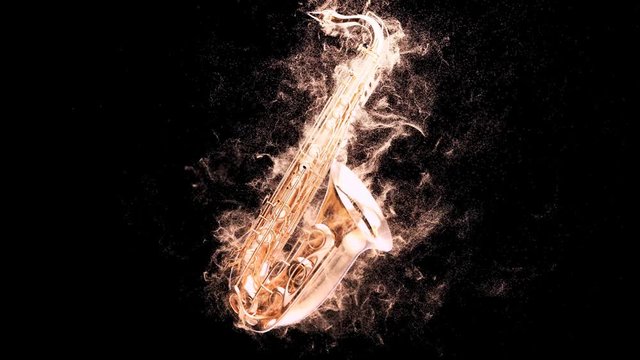 Abstract background motion design of jazz music