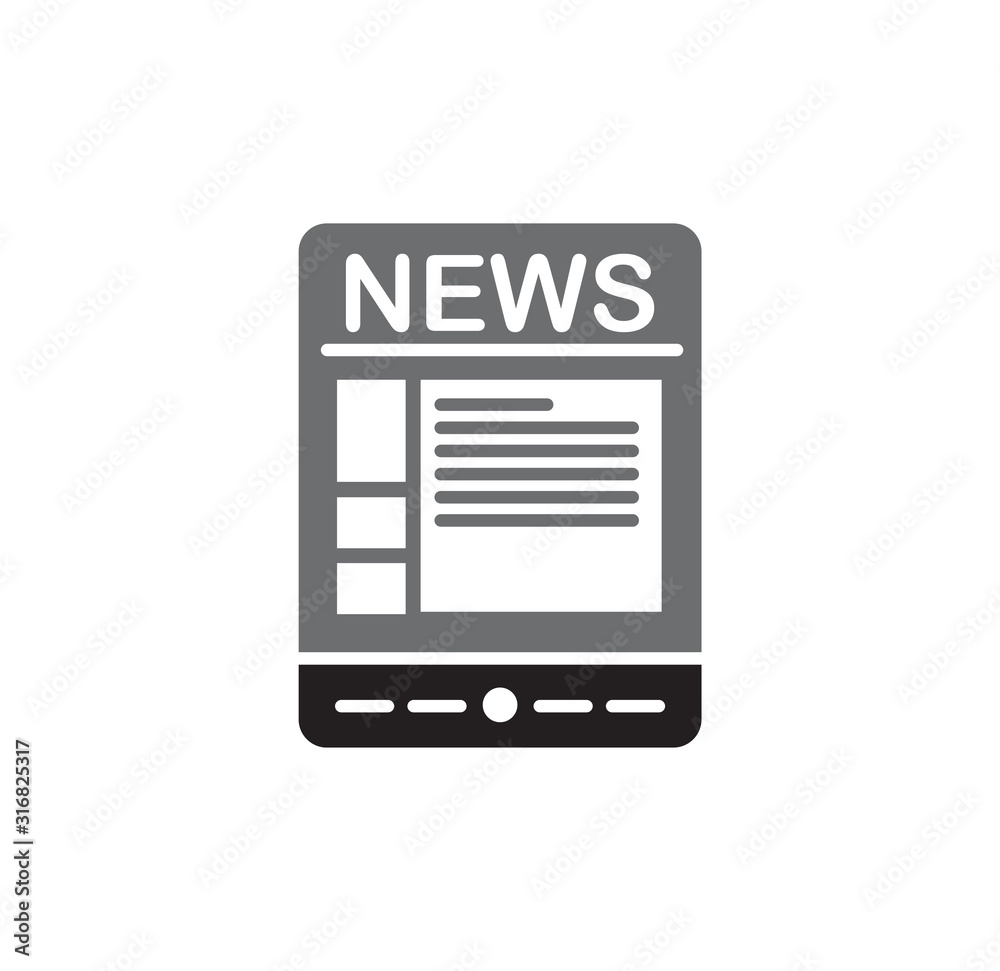 Poster technology related icon on background for graphic and web design. simple illustration. internet conc
