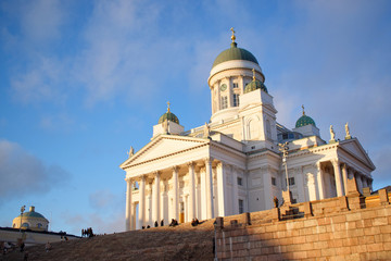 Fototapeta na wymiar Helsinki tuomiokirkko, church