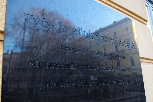 Helsinki, ty&ouml;- ja elinkeinoministeri&ouml;