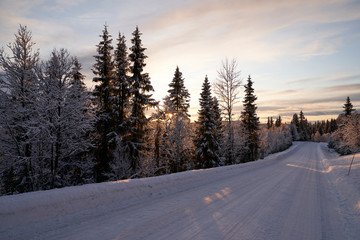 Winterlandscape Hallingdal, Gol