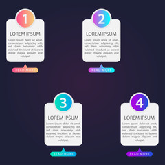 Infografis Bisnis. Template bisnis vektor untuk presentasi. Konsep kreatif untuk infografis.