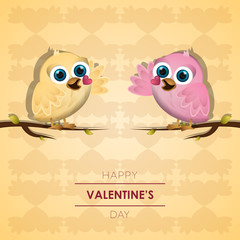 Valentines day greeting card