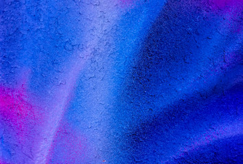 Beautiful bright colorful street art graffiti background. Abstract creative spray drawing fashion colors on the walls of the city. Urban Culture, black ,blue, purple , violet , neon texture