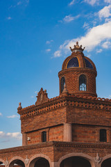 Close up of the Palace of Spirits in Mexico