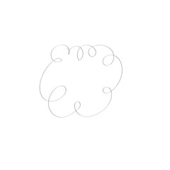 chaotic lines. Hand drawing illustration