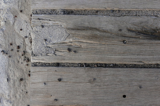 White Wooden Texture Board Background.