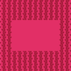 Pink heart background with empty place for text, greeting card for Valentine's day, wedding, mother's day, copy space