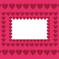 Pink heart background with empty place for text, greeting card for Valentine's day, wedding, mother's day, copy space
