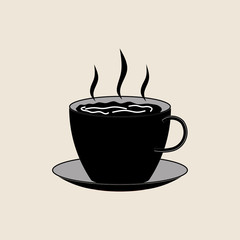 icon coffee cup icon, a cafe, a place of rest