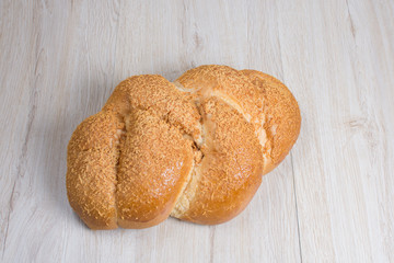 freshly baked and fresh cheese bread