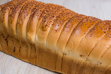  fine artisanal bread with fresh Parmesan cheese