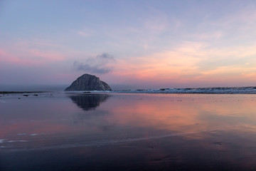 Fototapeta na wymiar Sunset at Moro Bay