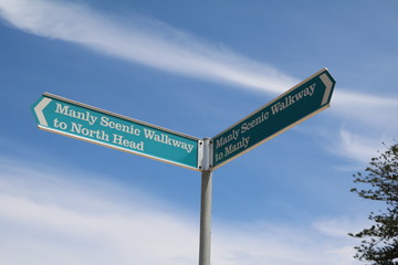 Manly scenic Walkway to North Head - Manly scenic Walkway to Manly, Sydney Australia