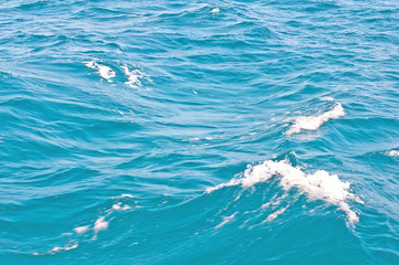 Fototapeta premium beautiful clear sea, soft waves, close up, no focus