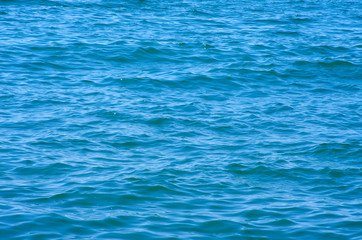 Blue sea water background texture