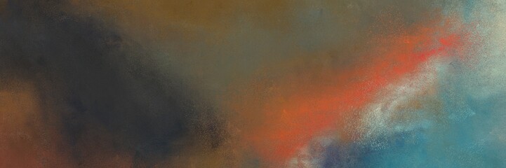 Fototapeta premium decorative horizontal background with dark olive green, old mauve and indian red color