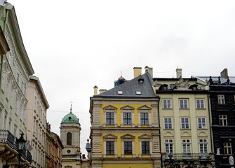 Fototapeta premium Ľviv in December 2019