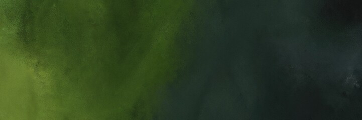 old horizontal design with very dark green, dark olive green and dark sea green color