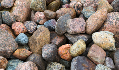  Granite stones, rocks set  us background