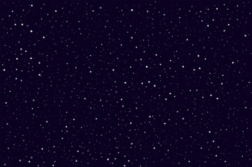 Cotton fabric Seamless pattern with space graphic elements on dark background. Decorative starry backdrop