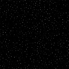 Seamless pattern with space graphic elements on dark background. Decorative starry backdrop