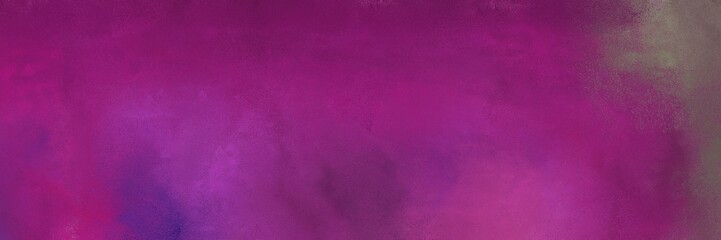 grunge horizontal background with dark moderate pink, purple and dim gray color