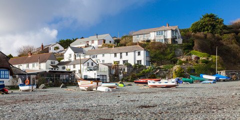 Porthallow Beach Cornwall England UK