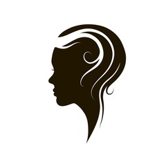 beautiful woman logo