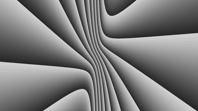Abstract CGI motion background with moving black-white pattern (full HD 1920x1080).