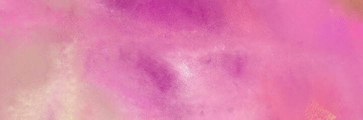 aged horizontal background header with pale violet red, baby pink and pastel magenta color